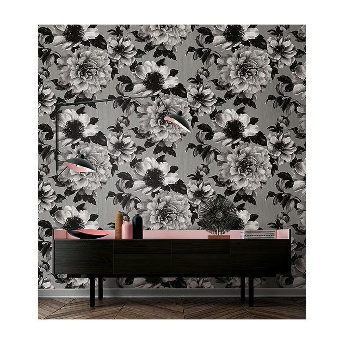 Dutch wallcoverings First Class - Black & White First Class