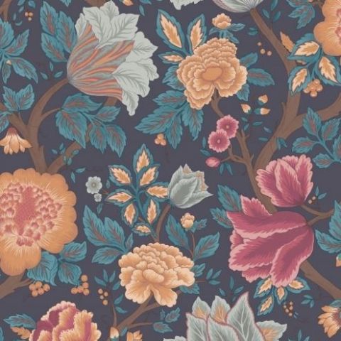 Cole & Son The Pearwood Collection - Midnight Bloom 116/4014