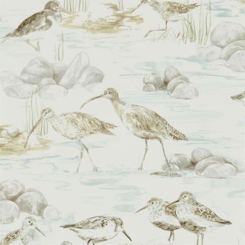 Sanderson Embleton Bay Estuary Birds Mist / Ivory 216494