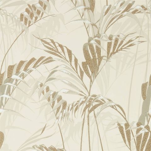 Sanderson The Glasshouse Palm House Linen/Gilver 216644