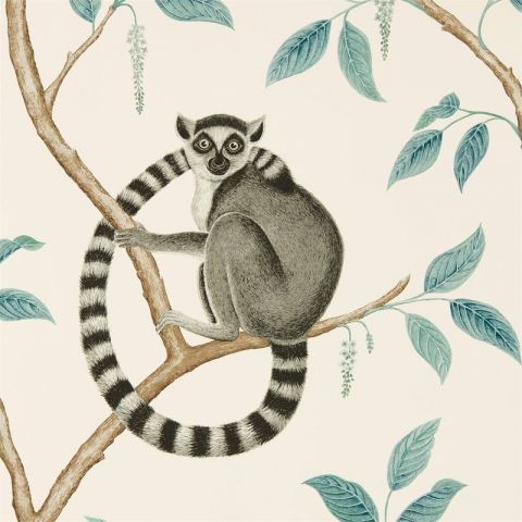 Sanderson The Glasshouse Ringtailed Lemur Stone/Eucalyptus 216665