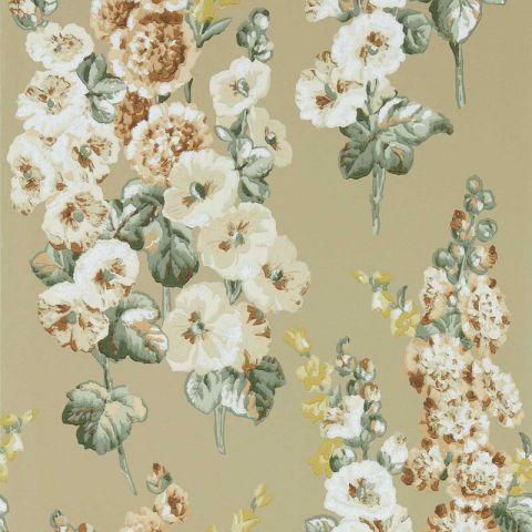 Sanderson One Sixty - Hollyhocks Gold/Tan 217034