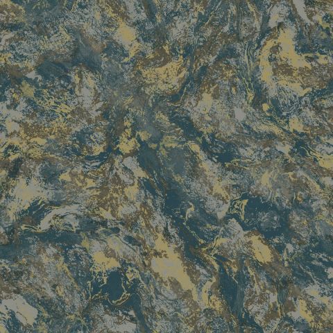 DUTCH WALLCOVERINGS FIRST CLASS ARABESQUE - LEVANTO MARBLE TEAL 36293