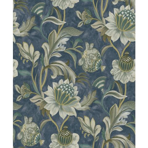 DUTCH WALLCOVERINGS FIRST CLASS ARABESQUE - CECILIA NAVY 36353