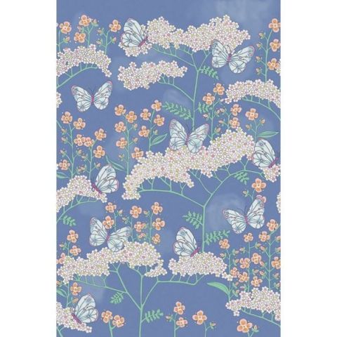 Eijffinger Rice II Butterflies & Flowers Blue 383620