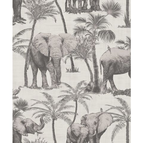 Arthouse Journeys Elephant Grove Charcoal 610702