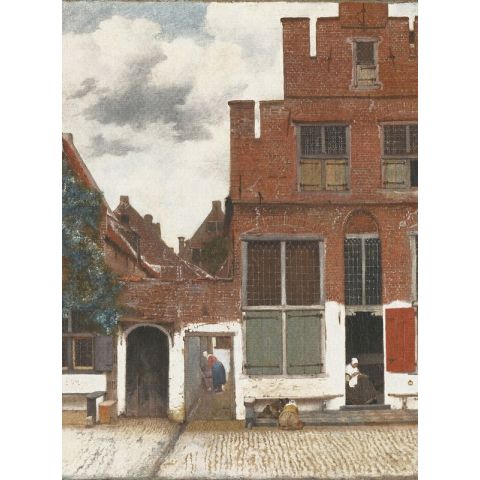 Dutch Wallcoverings Painted Memories View of Houses in Delft