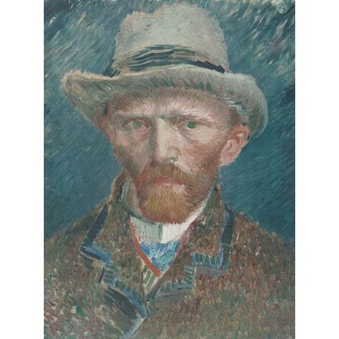 Dutch Wallcoverings Painted Memories Self Portrait Vincent van Gogh