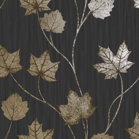 Dutch Wallcoverings First Class - Maple Black 90402
