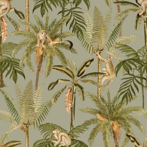DUTCH WALLCOVERINGS FIRST CLASS ARBORETUM - ATELES SAGE 91762