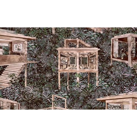 Arte Décors & Panoramiques - Palafitas Amazonia Beech 97581