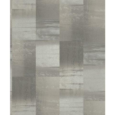 Dutch Wallcoverings First Class - Khalili Aoraki Glass Bead Taupe / Grey 99418