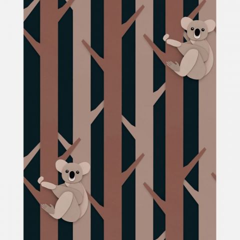 Studio ditte Koala Behang Choco