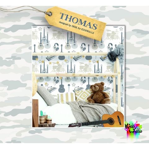 Thomas Kids Walls Funky Glitter Grey/Taupe WE66223