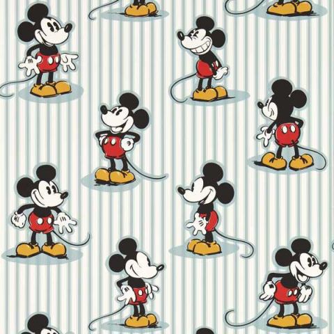 Disney x Sanderson DDIW217271 Mickey Stripe | Sea Salt