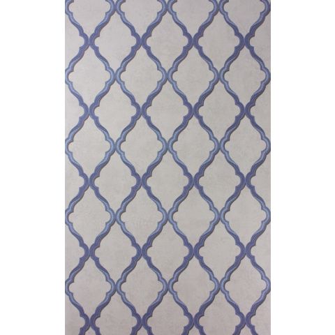 Matthew Williamson Durbar Jali Trellis Blue W6957-05