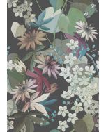 1838 Wallcoverings Murals - Clematis Ebony 1906-131-01