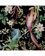 1838 Wallcoverings Pavilion - Bird Sonnet Jet 2109-157-05